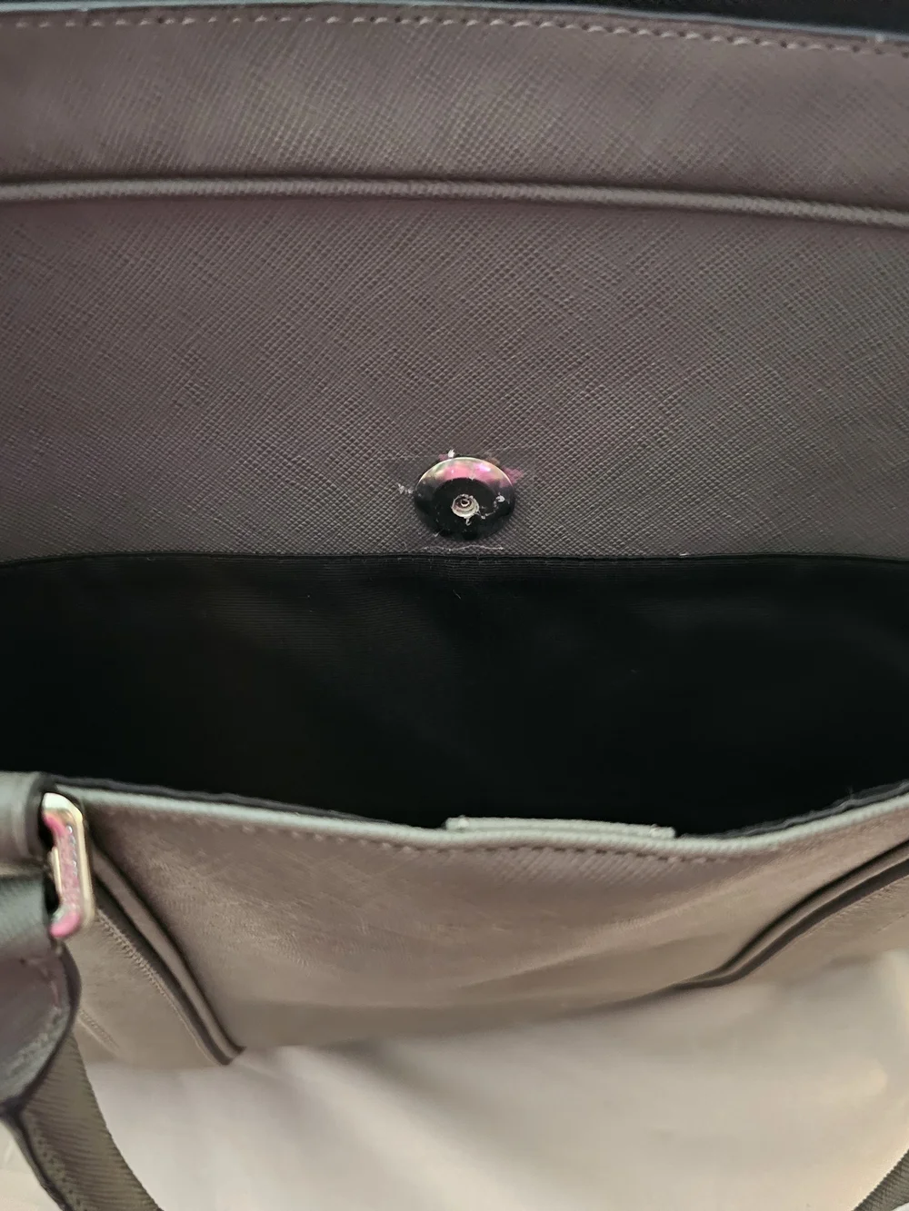 Coach Gray Men’s Leather Brief Tote! NWT!